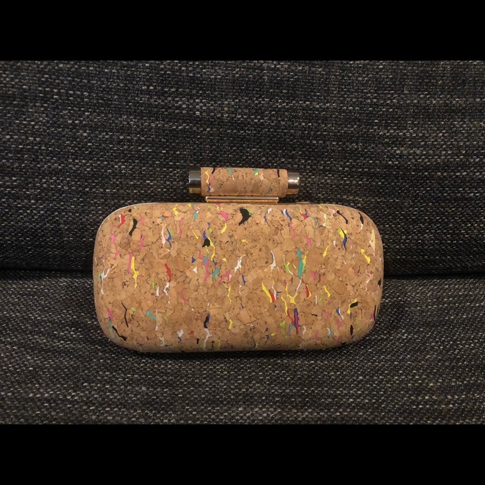 I.N.C. International Concepts Cork Clutch Bag